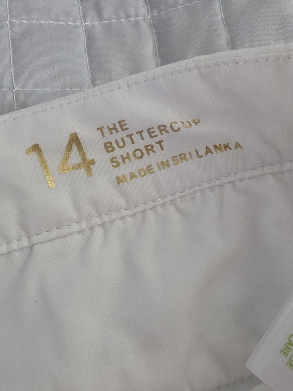 Lilly Pulitzer The Buttercup Scalloped Shorts White Textured Cotton Womens 14 - Picture 8 of 9